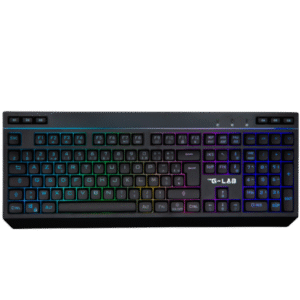 THE G-LAB KEYZ-ELITE RGB TKL Clavier GAMING 3Mode * Blanc Gris