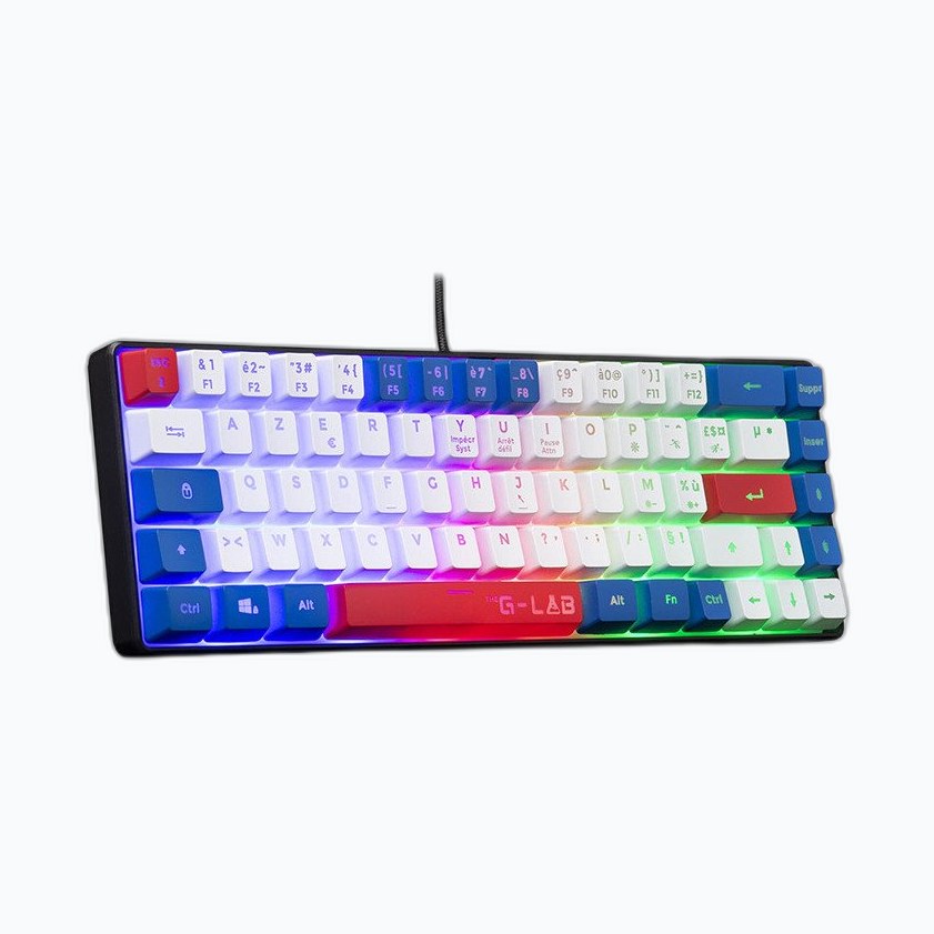 THE G-LAB KEYZ-HYDROGEN FR CLAVIER GAMING Membrane 60% Noir