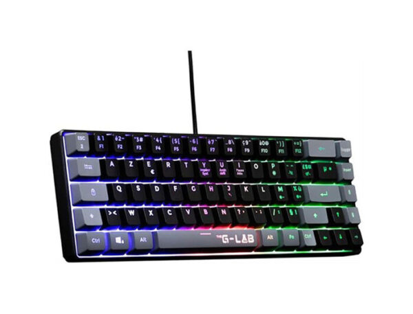 THE G-LAB KEYZ-HYDRO-BKG CLAVIER GAMING Membrane 60% 2 coul.
