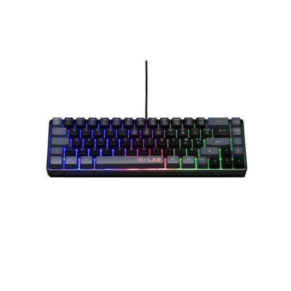 THE G-LAB KEYZ-HYDRO-BKG CLAVIER GAMING Membrane 60% 2 coul.