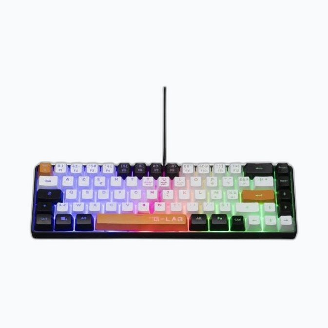 THE G-LAB KEYZ-HYDRO-BKWO CLAVIER GAMING Membrane 60% 3 coul.