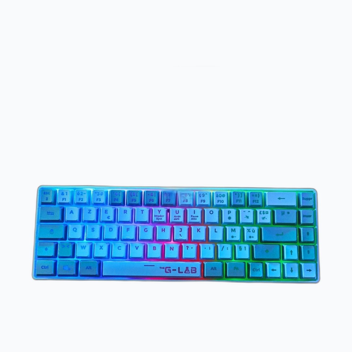 THE G-LAB KEYZ-HYDRO-WG CLAVIER GAMING Membrane 60% 2 coul.