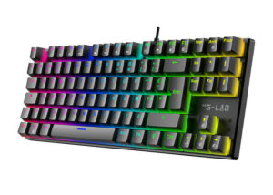 THE G-LAB KEYZ-MERCURY-EX CLAVIER GAMING Mécanique TKL - Noir