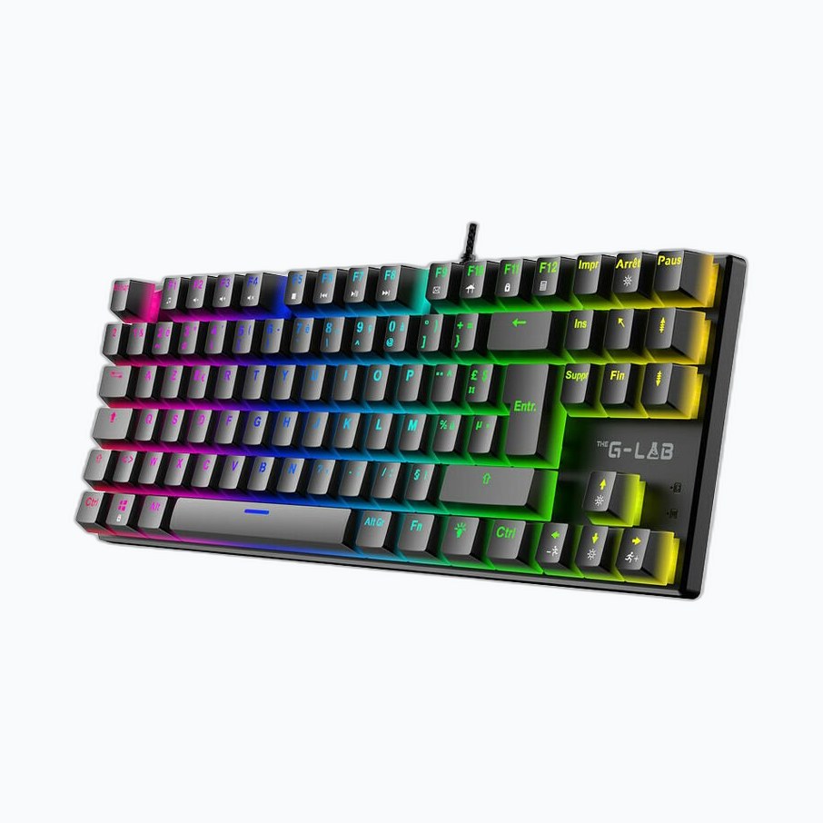 THE G-LAB KEYZ-MERCURY-EX CLAVIER GAMING Mécanique TKL - Noir
