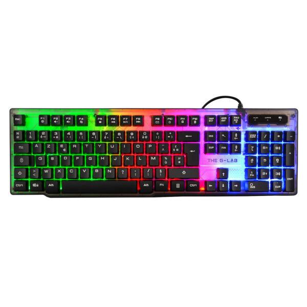 THE G-LAB KEYZ-NEON/FR CLAVIER LUMINEUX RGB USB