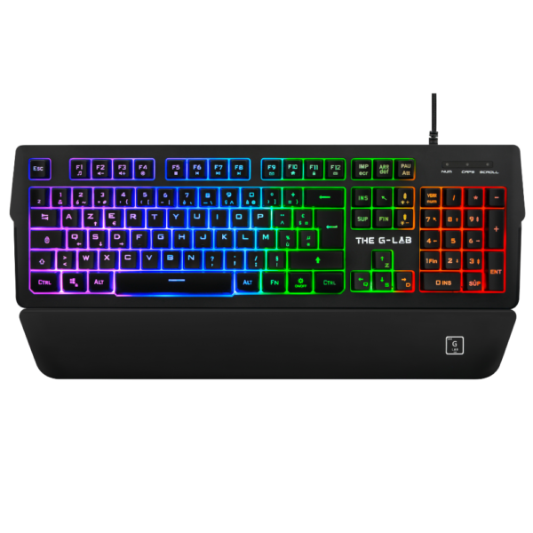 THE G-LAB KEYZ-NEON/FR CLAVIER LUMINEUX RGB USB