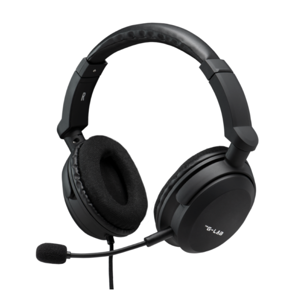 THE G-LAB BS KORP-CARBON CASQUE GAMING-Micro Détachable PC/PS4/XBOX