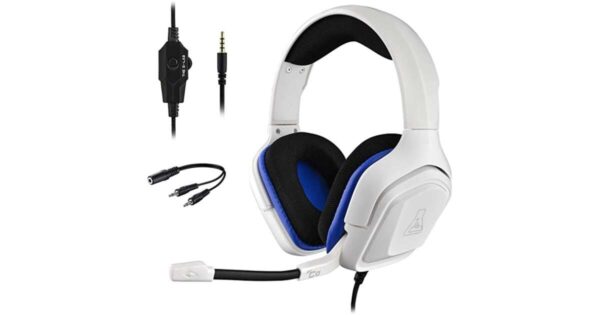 THE G-LAB KORP COBALT Casque GAMING +Micro X-Bass PC/PS4/Xbox * Blanc