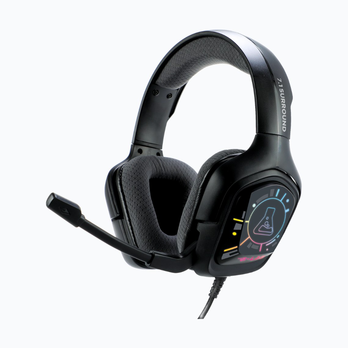 THE G-LAB KORP COBALT 7.1 EX Casque GAMING Surround 7.1 RGB PC/PS4