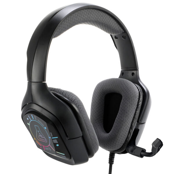 THE G-LAB KORP COBALT 7.1 EX Casque GAMING Surround 7.1 RGB PC/PS4