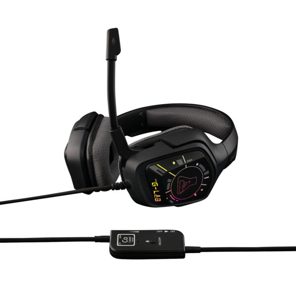 THE G-LAB KORP COBALT 7.1 EX Casque GAMING Surround 7.1 RGB PC/PS4