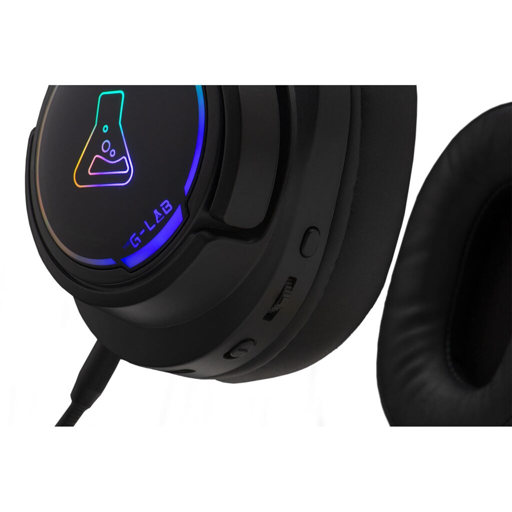 THE G-LAB KORP-IRIDIUM CASQUE +Micro GAMING RGB s/fil 2.4GHz/BTO