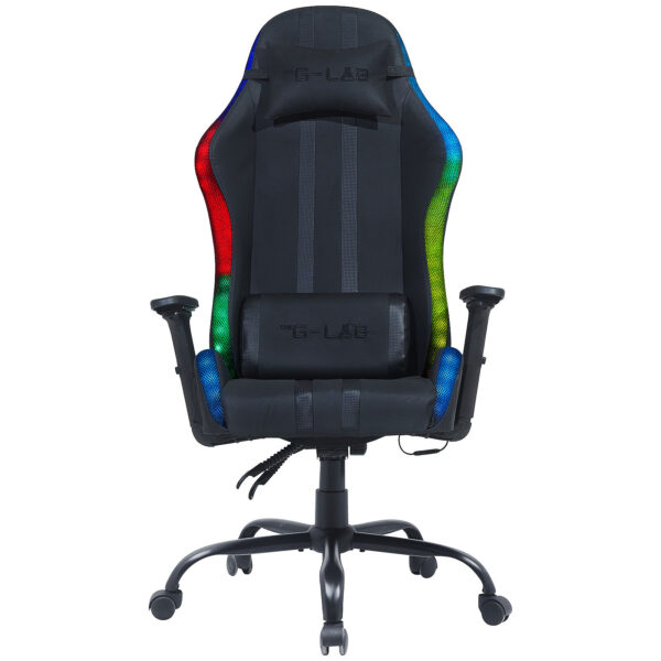 THE G-LAB KS-ELECTRON-EX SIEGE GAMING Simili cuir - 2D RGB * Noir