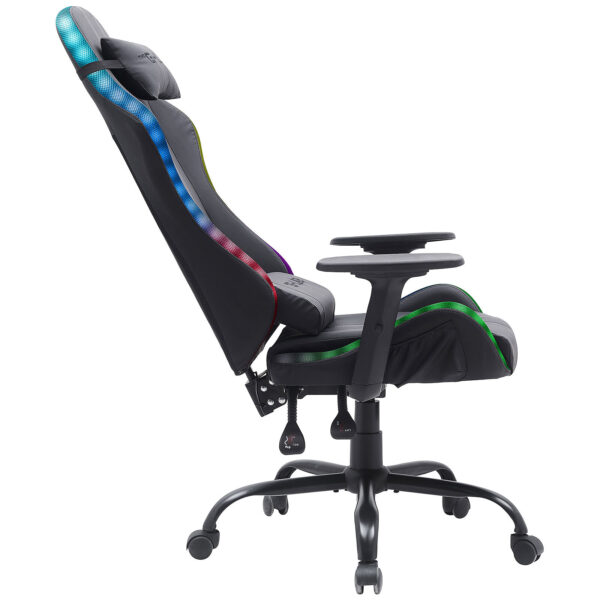 THE G-LAB KS-ELECTRON-EX SIEGE GAMING Simili cuir - 2D RGB * Noir