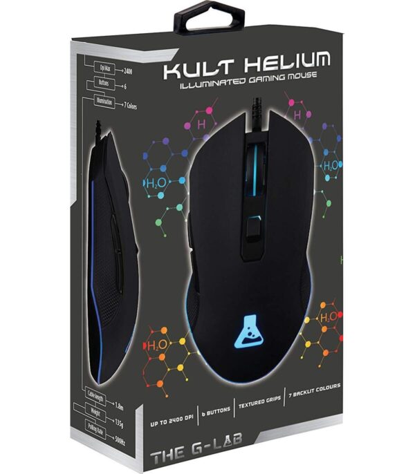 THE G-LAB KULT HELIUM SOURIS GAMING RGB 6b. 3200dpi PC/PSx/Xbox