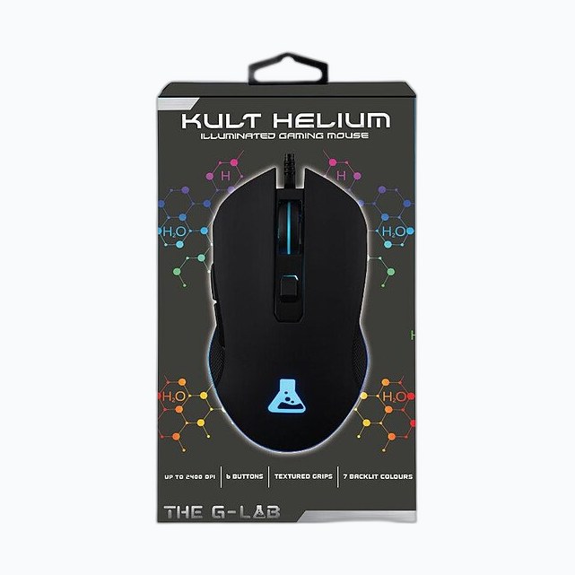 THE G-LAB KULT HELIUM-W SOURIS GAMING RGB FILAIRE 6400dpi*BLANC