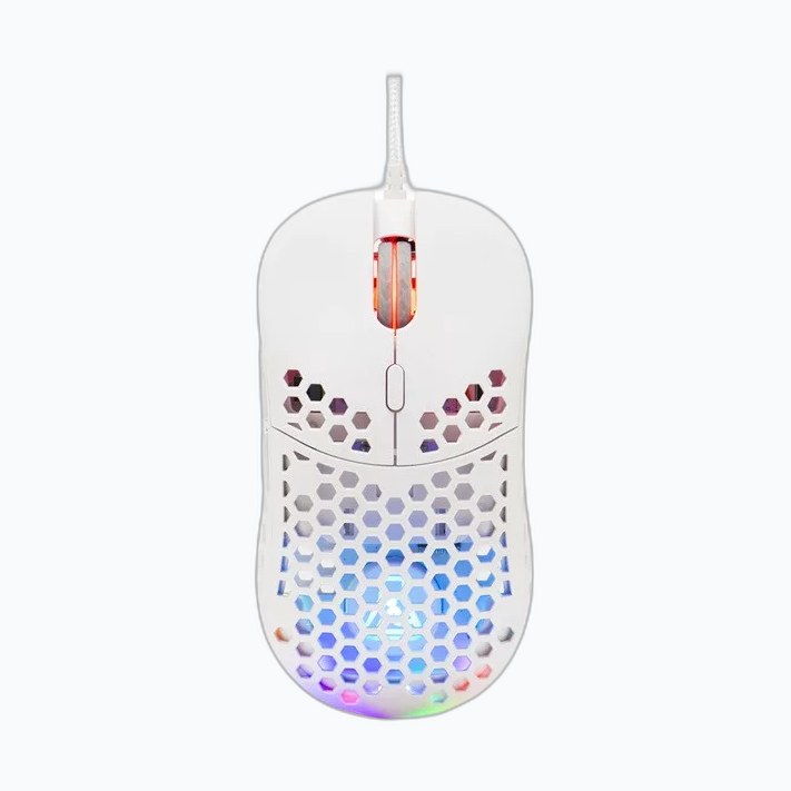 THE G-LAB KEYZ OXYGEN SOURIS GAMING Filaire RGB 6 Boutons-Blanc