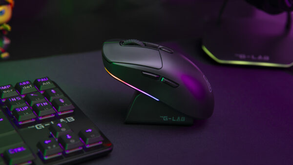 THE G-LAB-KULT TITAN PRO SOURIS GAMING 6b. s/fil 3 modes +support