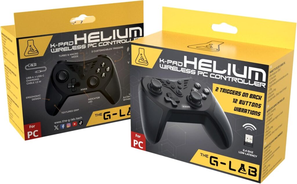 THE G-LAB K-PAD HELIUM-MANETTE S/FIL BLUETOOTH pour PC