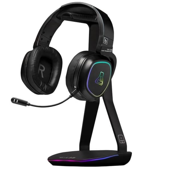 THE G-LAB K-STAND-HYDROGEN Support Casque Gaming RGB * Noir