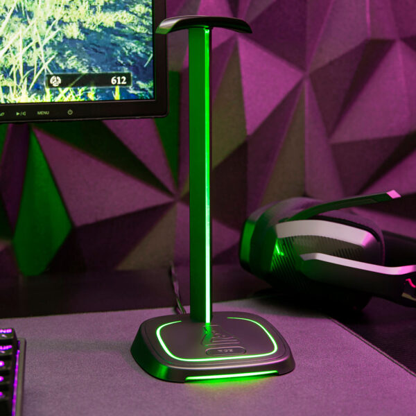 THE G-LAB STAND NEON Support Casque Gaming - Noir