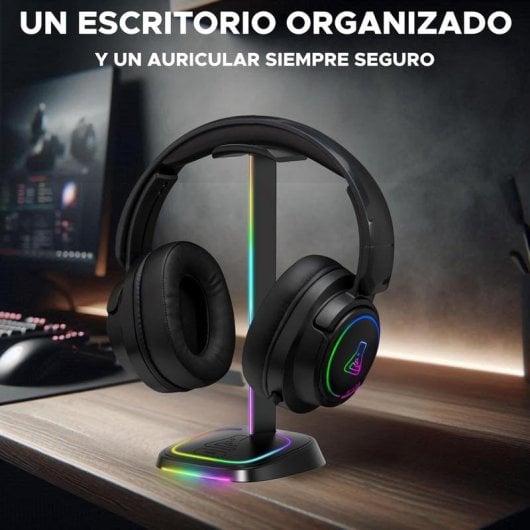THE G-LAB STAND NEON Support Casque Gaming - Noir