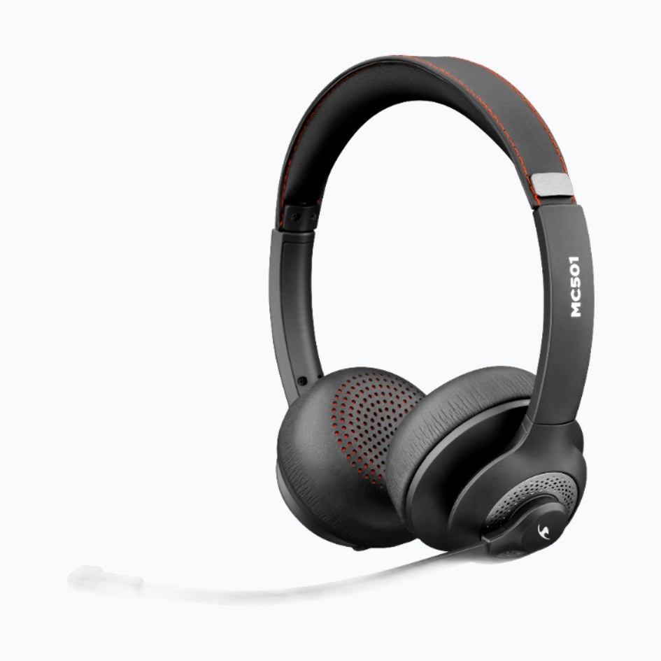 BLUESTORK MC302 Casque stéréo Hi-fi avec micro pour utilisation PC