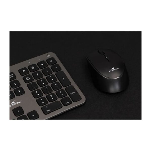 BLUESTORK BS-PACK-EASY-SLIM-B Pack CLAVIER+SOURIS s/fil Nano NOIR