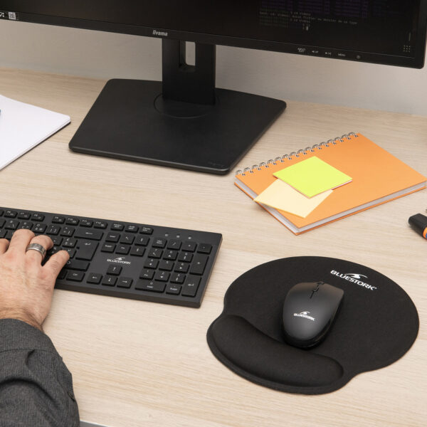 BLUESTORK BS-PAD-ERGO TAPIS DE SOURIS GEL Ergonomique 250*225*22mm