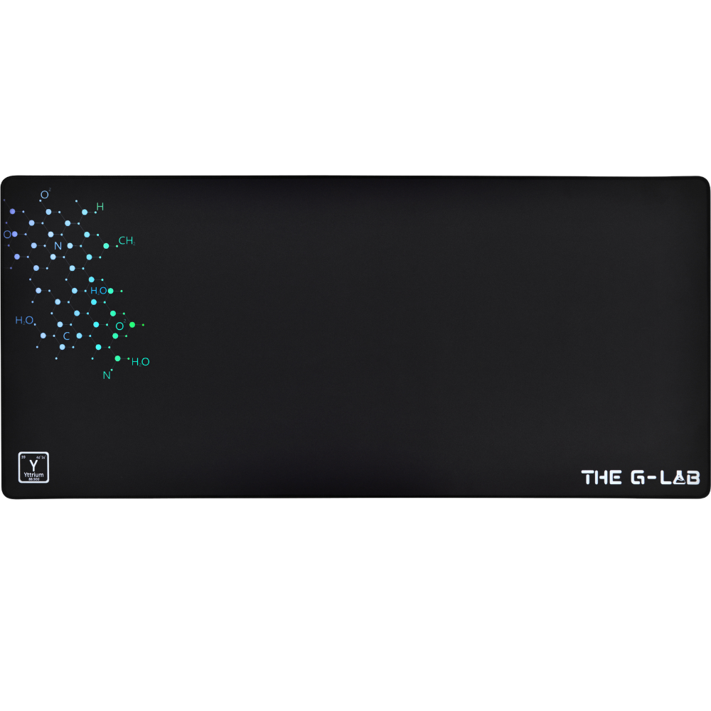 THE G-LAB PAD YTTRIUM - TAPIS DE SOURIS XXL 900x400x4mm bords cousus