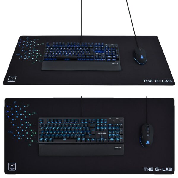 THE G-LAB PAD YTTRIUM - TAPIS DE SOURIS XXL 900x400x4mm bords cousus