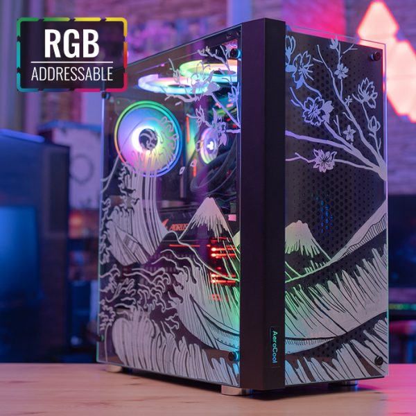 BT Moyen ATX AeroCool Prime RGB - vitrés (Noir) * ACCM-PV29013.11