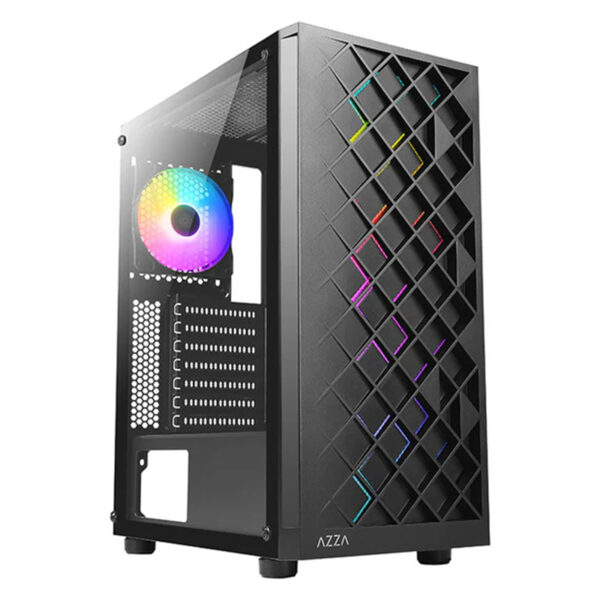 BT Moyen ATX Azza Spectra RGB - vitrés (Noir) * CSAZ-280B