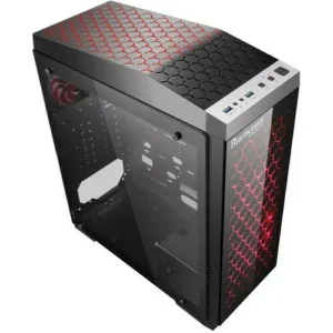 BOITIER GAMER REBORNLEAGUE VIRKOS 3 ventilos 2xemp 360mm watercooling