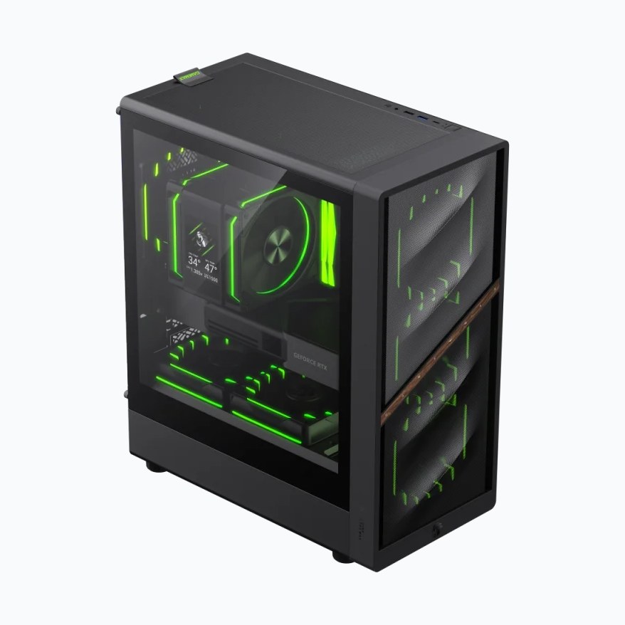 BOITIER GameMAX AERIS 330 MB Gaming MT/sans ALIM./M-ATX * Black