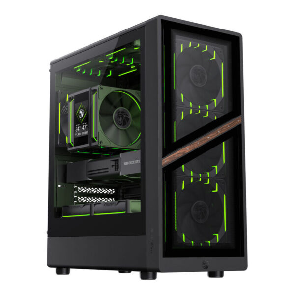 BOITIER GameMAX AERIS 330 MB Gaming MT/sans ALIM./M-ATX * Black