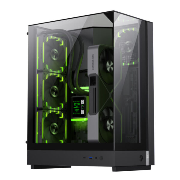 BOITIER GameMAX T20 Gaming MT/sans ALIM./M-ATX * Black