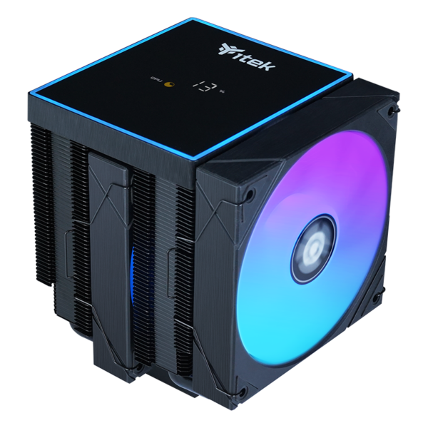 BT Moyen ATX iTek Dark Cave Curved (Noir) * ITGCADCCB