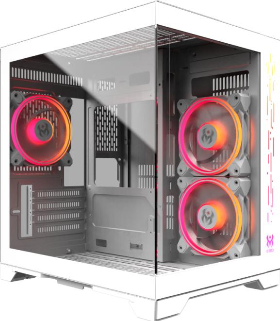 BOITIER M.RED RADIANT X BLACK -GT/ss Alim/ATX