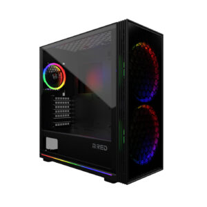 BOITIER M.RED WHITE DESTROYER Glass-G ARGB MR-005M * MT/ATX