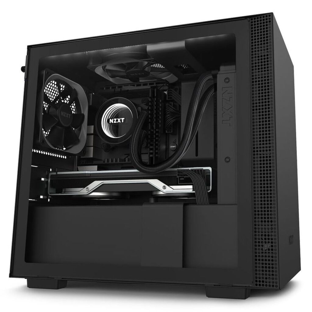 BOITIER NZXT H210i Noir -MT/Sans Alim/m-ATX