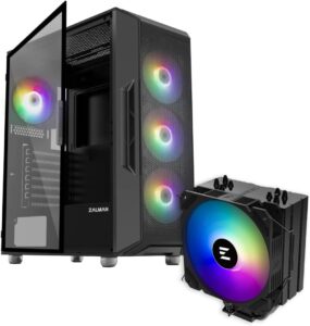BT Moyen ATX Zalman I3 Neo TG RGB - vitrés (Noir) * I3 Neo TG Black