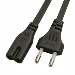 CABLE ALIM. NB CEE 7 (M) > IEC C7 (F) Bipolaire Noir 3.0m * 808311