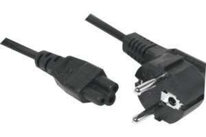 CABLE ALIM. NB CEE 7 (M) > IEC C5 (F) Tripolaire Noir 3.0m * 808351