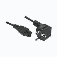 CABLE ALIM. NB CEE 7 (M) > IEC C5 (F) Tripolaire Noir 5.0m * 808352