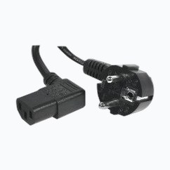 CABLE ALIM. PC CEE 7 > C13 coudé noir 3.0m * 808211