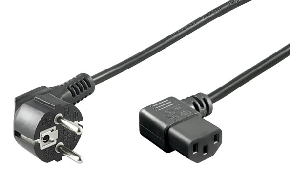 CABLE ALIM. PC CEE 7 (M) > IEC C13 (F) 2P+T Noir 3.0m * 580420