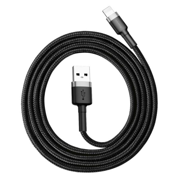 Cable Baseus Cafule USB-A (M) vers Lightning 1m Bk/Red * 31652