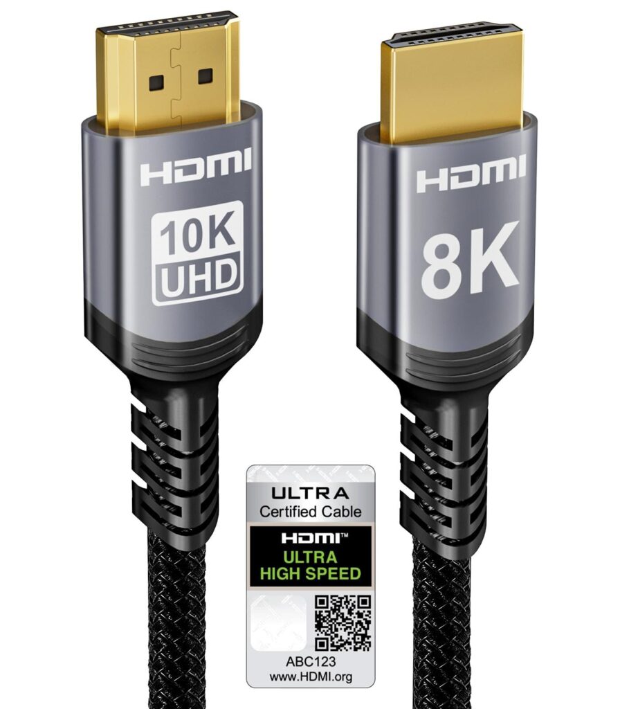 D2 - CABLE HDMI (M/M) 2.1 nylon tressé comp. 8K * 3.0M