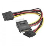 CABLE Doubleur d'Alimentation SATA vers 3 Molex - 30 cm*147559